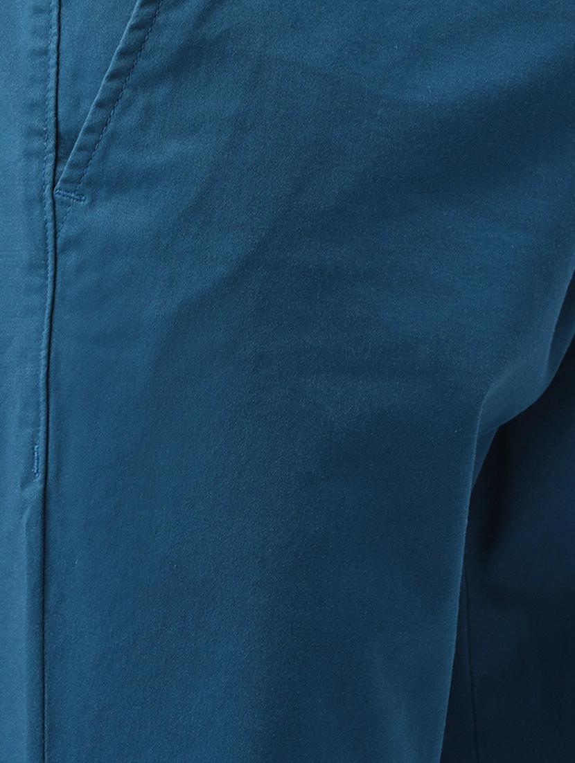 blue solid chinos - 17016181 - Zoom Image - 5