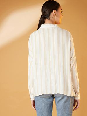 boxy high-low shirt - 17016324 - Standard Image - 3