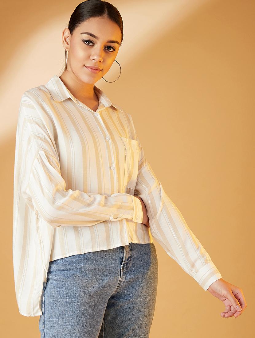 boxy high-low shirt - 17016324 - Zoom Image - 2