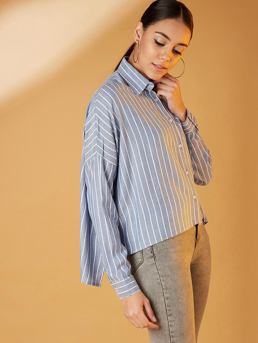 boxy high-low shirt - 17016326 - Zoom Image - 2