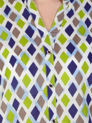 geometric print straight kurti - 17017254 - Standard Image - 5