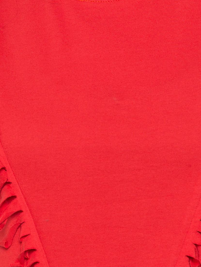 round neck fringed top - 17018306 - Zoom Image - 5