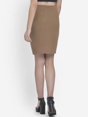eyelet tie up wrap skirt - 17018785 - Standard Image - 3