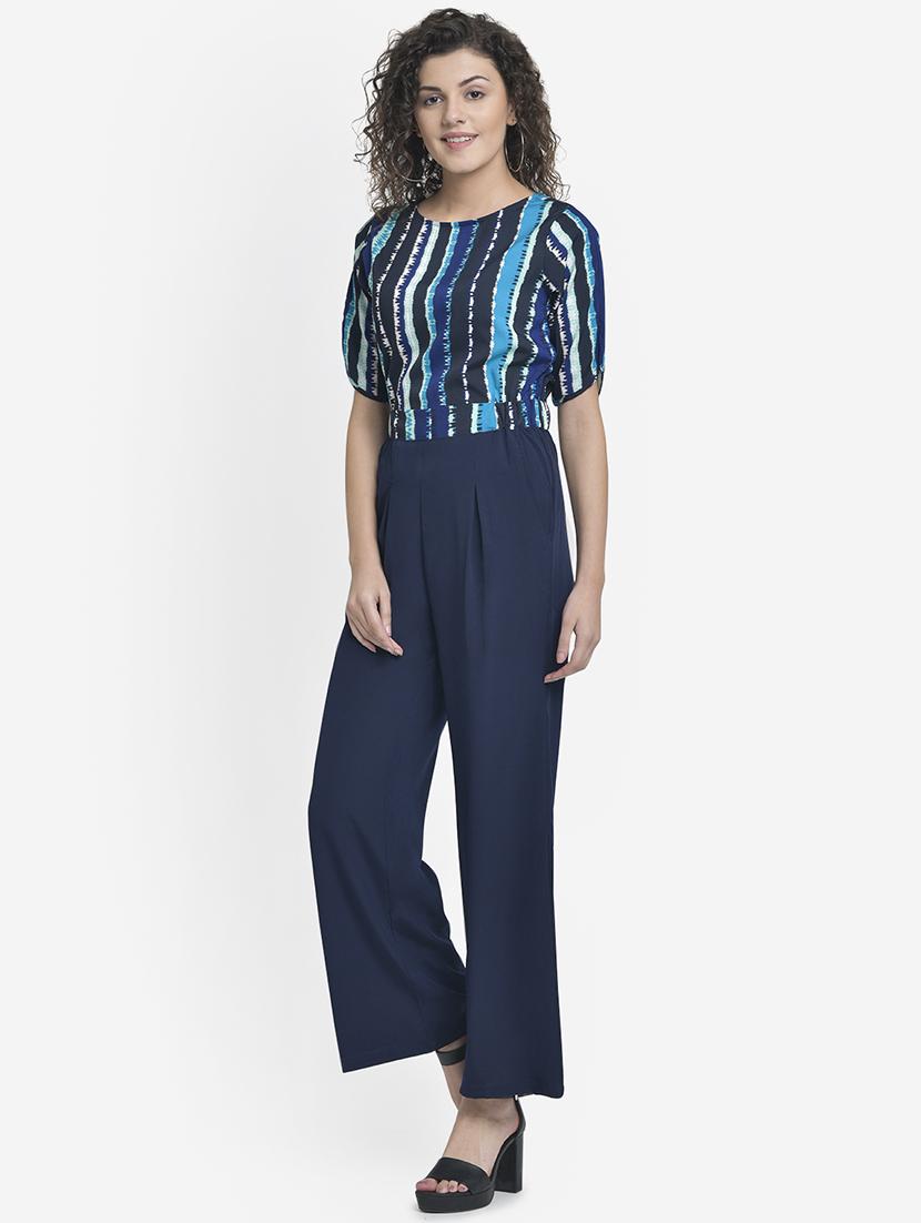 printed full leg jumpsuit - 17018788 - Zoom Image - 3