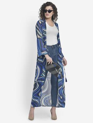 tie front bell sleeved shrug - 17018802 - Standard Image - 5
