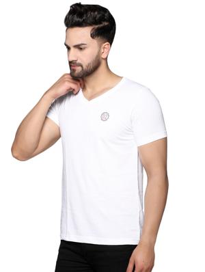 white solid t-shirt - 17019166 - Standard Image - 2