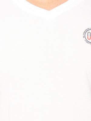 white solid t-shirt - 17019166 - Standard Image - 5