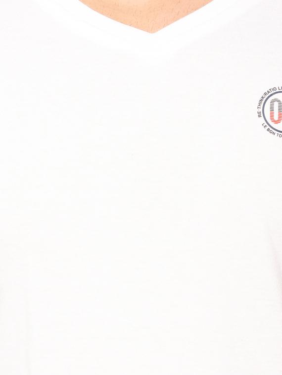 white solid t-shirt - 17019166 - Zoom Image - 5