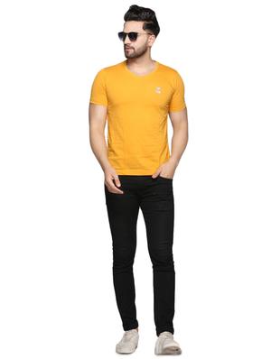 yellow solid t-shirt - 17019169 - Standard Image - 3