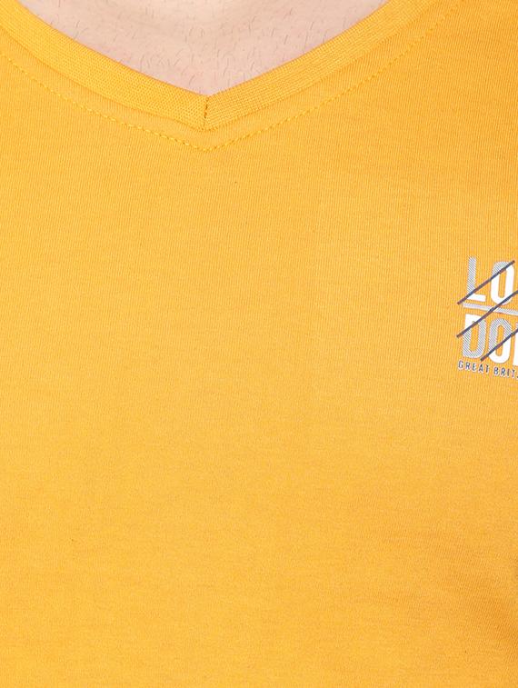 yellow solid t-shirt - 17019169 - Zoom Image - 4