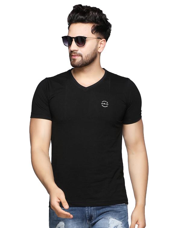 black solid t-shirt - 17019171 - Zoom Image - 1