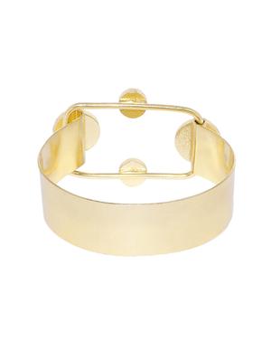 gold metal bangle bracelet - 17019210 - Standard Image - 2