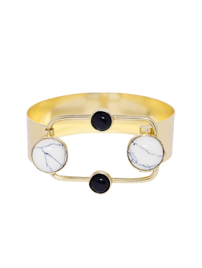 gold metal bangle bracelet - 17019210 - Zoom Image - 1