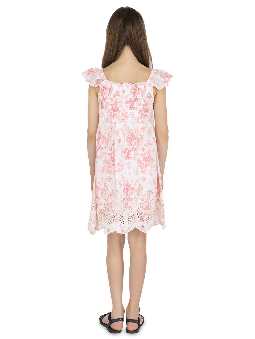 pink polyester frock - 17019744 - Zoom Image - 3