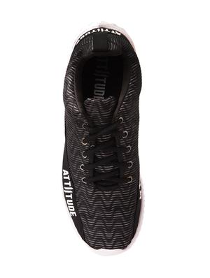 black lace up sport shoes - 17020327 - Standard Image - 4