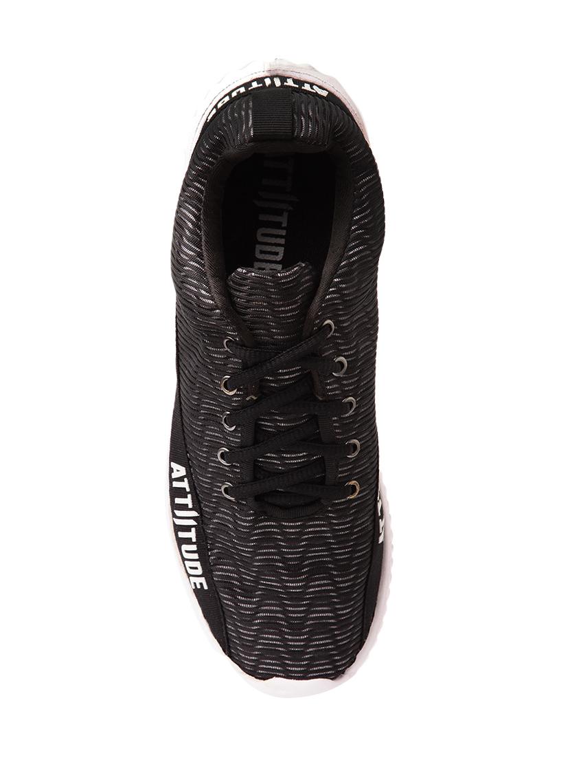 black lace up sport shoes - 17020327 - Zoom Image - 4