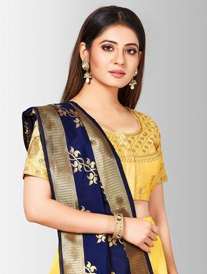 self design panneled lehenga - 17020548 - Standard Image - 5