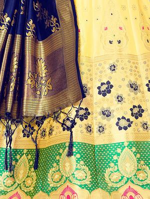 self design panneled lehenga - 17020548 - Standard Image - 6