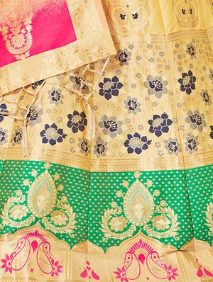 self design panneled lehenga - 17020549 - Standard Image - 6
