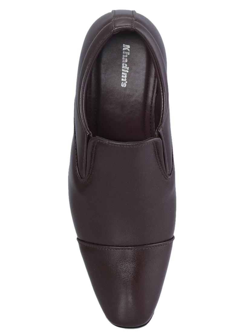 brown slip on shoes - 17020661 - Zoom Image - 4