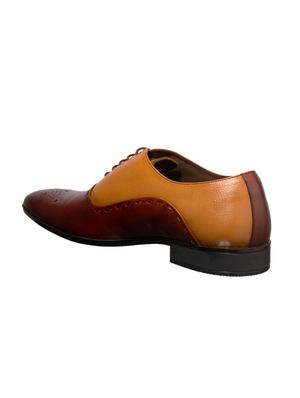 brown lace-up oxfords - 17020705 - Standard Image - 3