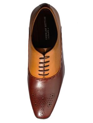 brown lace-up oxfords - 17020705 - Standard Image - 4