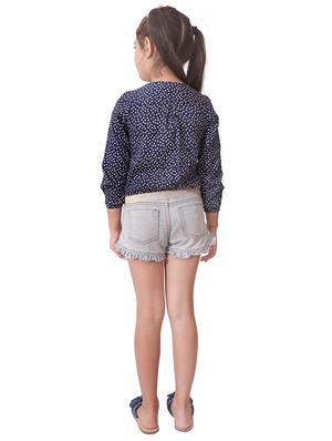 blue printed top - 17020968 - Standard Image - 3