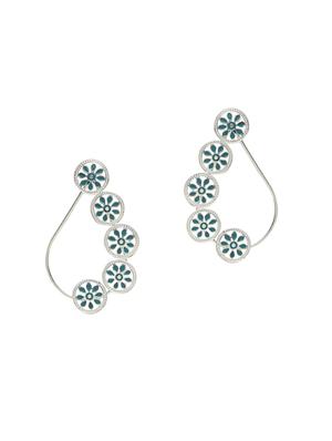 silver copper studs earring - 17021645 - Standard Image - 2