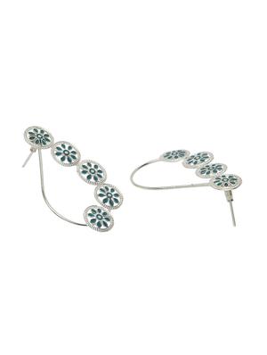 silver copper studs earring - 17021645 - Standard Image - 3