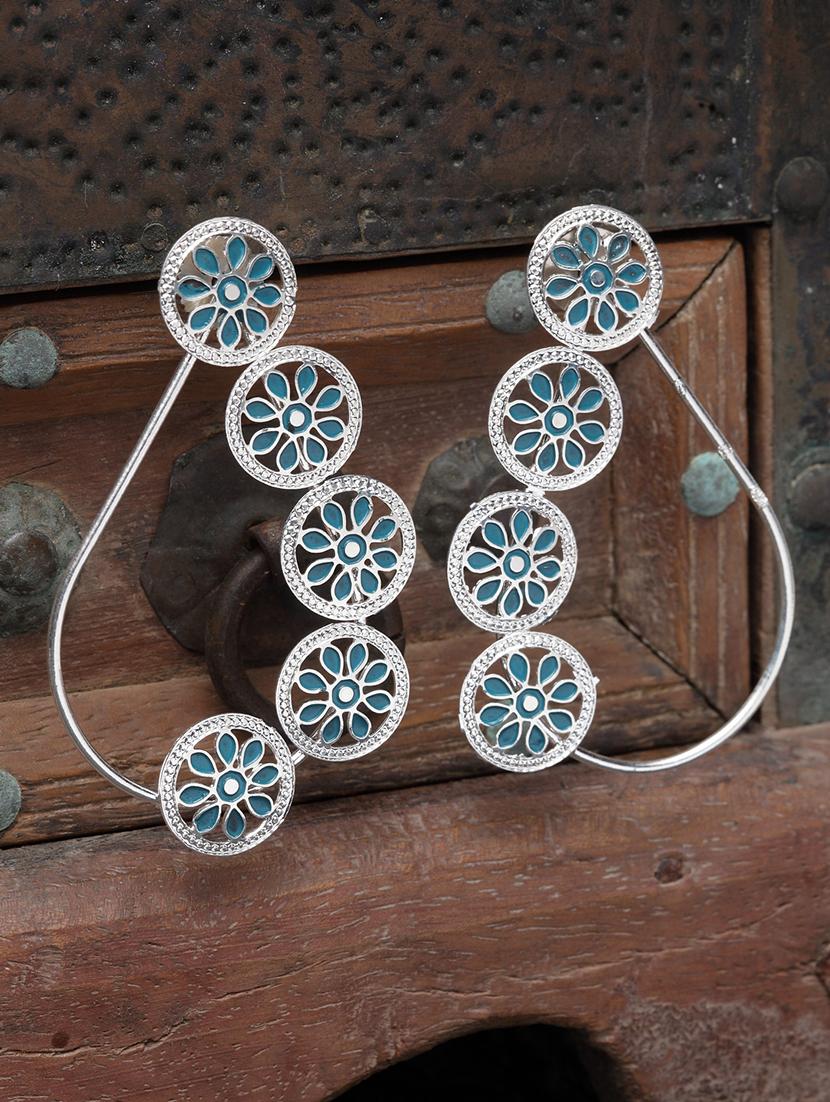 silver copper studs earring - 17021645 - Zoom Image - 1