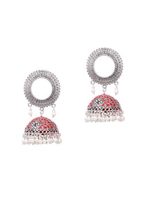 silver brass jumhkis - 17021654 - Standard Image - 2
