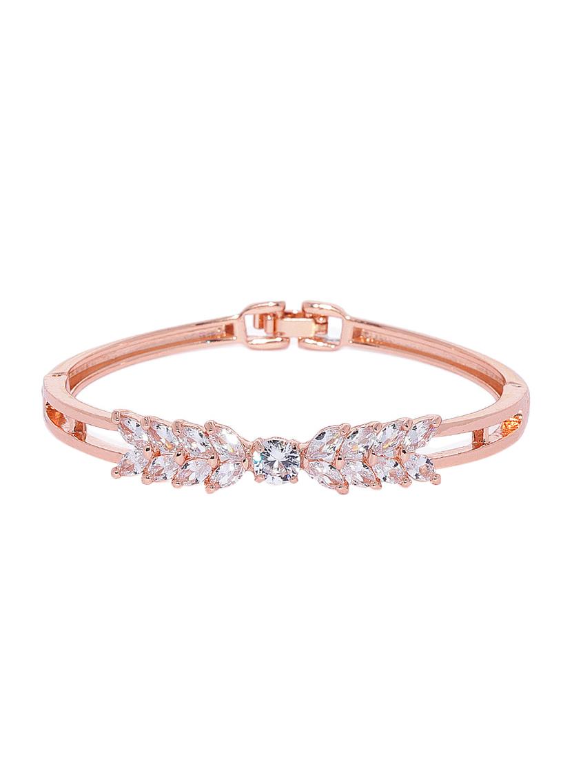 gold metal bangle bracelet - 17021902 - Zoom Image - 1