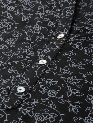 printed straight kurta - 17022156 - Standard Image - 4