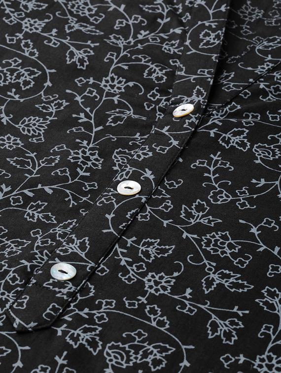 printed straight kurta - 17022156 - Zoom Image - 4
