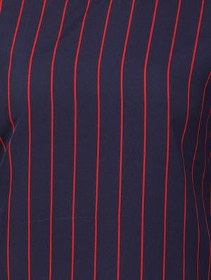boat neck striped top - 17022213 - Standard Image - 5