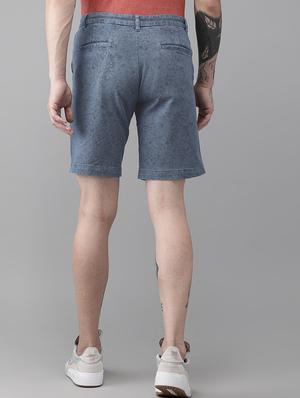 blue floral print shorts - 17022772 - Standard Image - 3