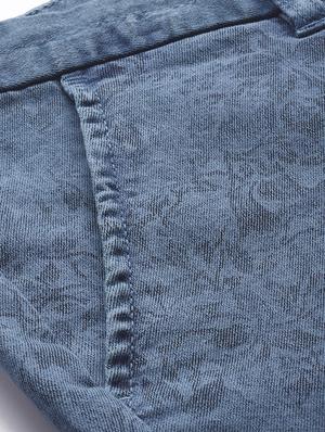 blue floral print shorts - 17022772 - Standard Image - 6