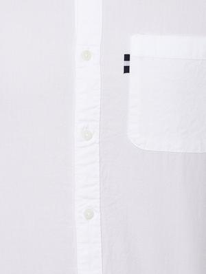 white solid casual shirt - 17022921 - Standard Image - 5