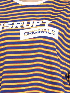 round neck striped tee - 17023745 - Standard Image - 5