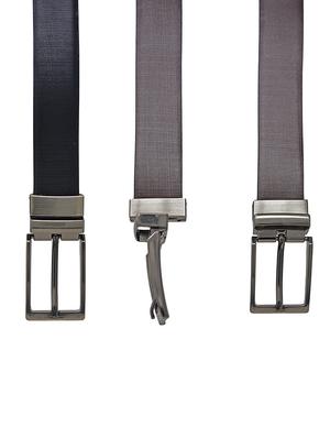 blackbrown leather belt - 17023887 - Standard Image - 4