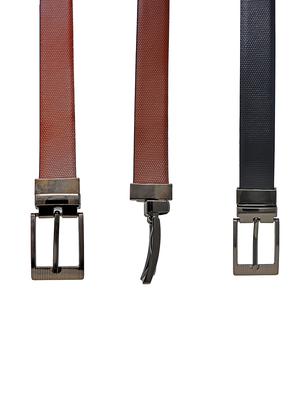 blackbrown leather belt - 17023890 - Standard Image - 4