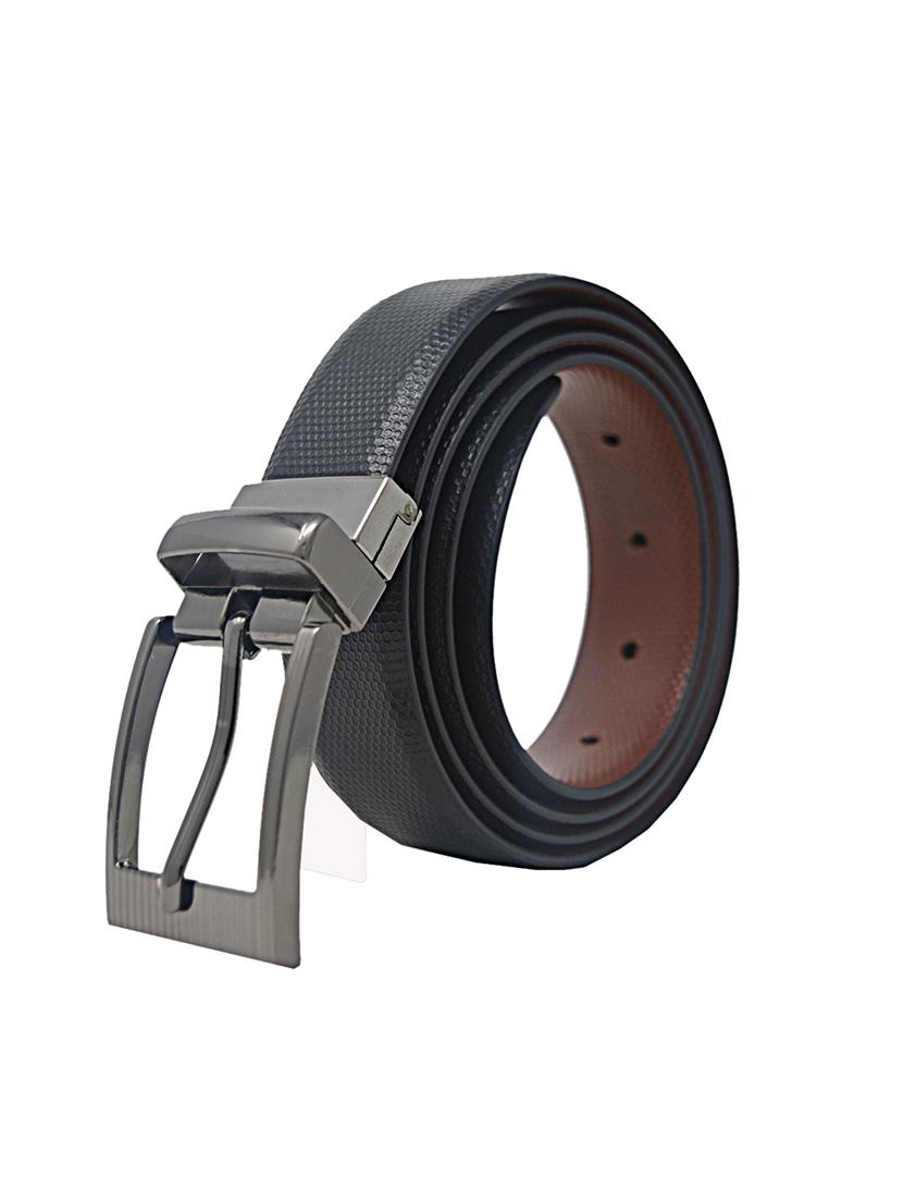 blackbrown leather belt - 17023890 - Zoom Image - 2