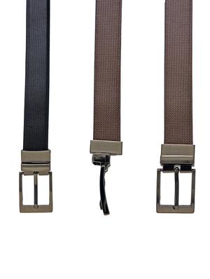 blackbrown leather belt - 17023891 - Standard Image - 4