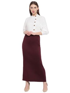 high rise maxi skirt - 17024564 - Standard Image - 4