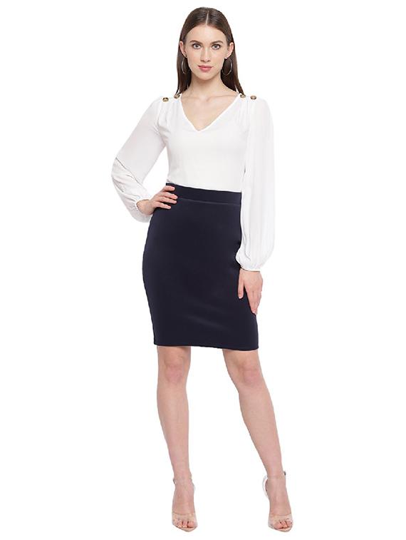 high rise pencil skirt - 17024566 - Zoom Image - 4