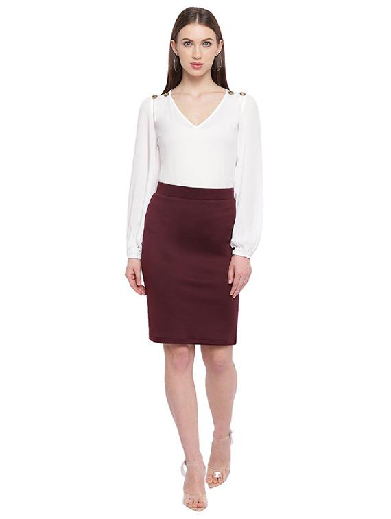 high rise pencil skirt - 17024567 - Zoom Image - 4