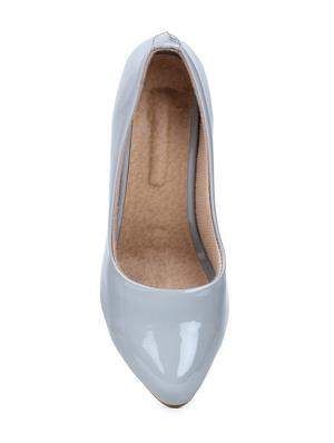grey slip on pumps - 17024646 - Standard Image - 4