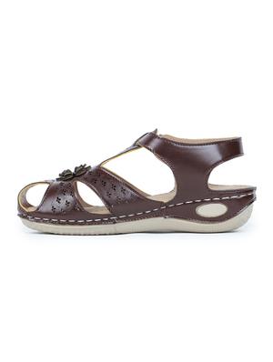 brown back strap sandals - 17024781 - Standard Image - 2
