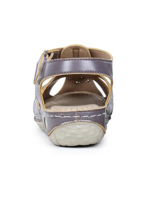 grey back strap sandals - 17024782 - Standard Image - 3