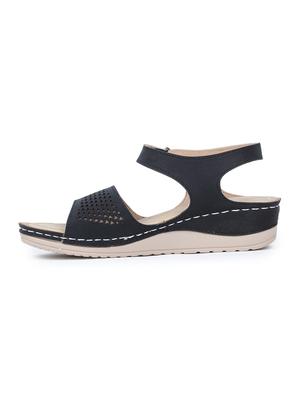 black back strap sandals - 17024789 - Standard Image - 2